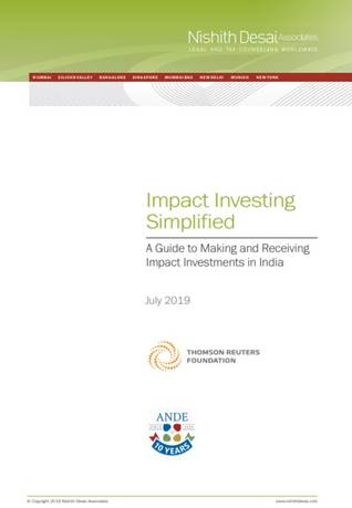Impact Investing Simplified: A guide to making and receiving impact investments in India