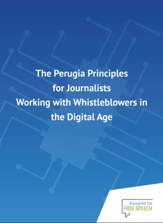 The Perugia Principles for Journalists Working with Whistleblowers in the Digital Age
